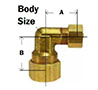 Compression Forged Reducing Elbow Diagram